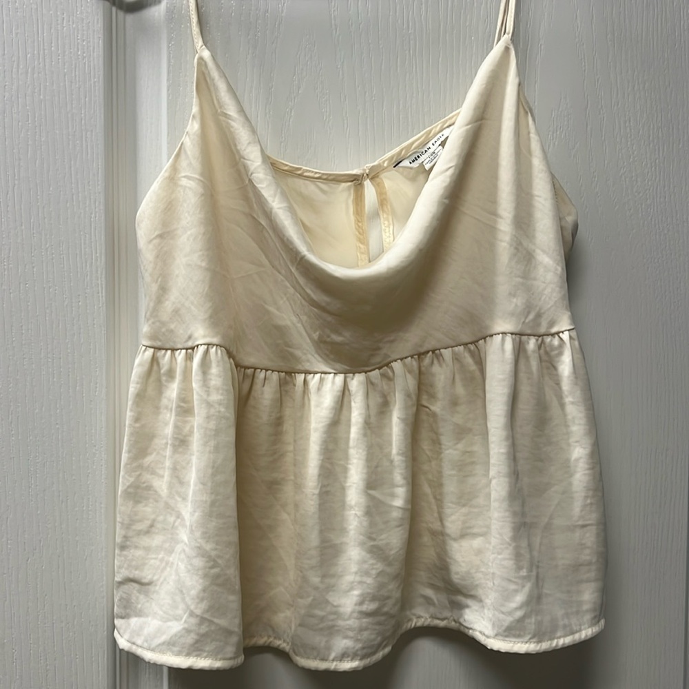 American Eagle • Elegant Cream Women's Top